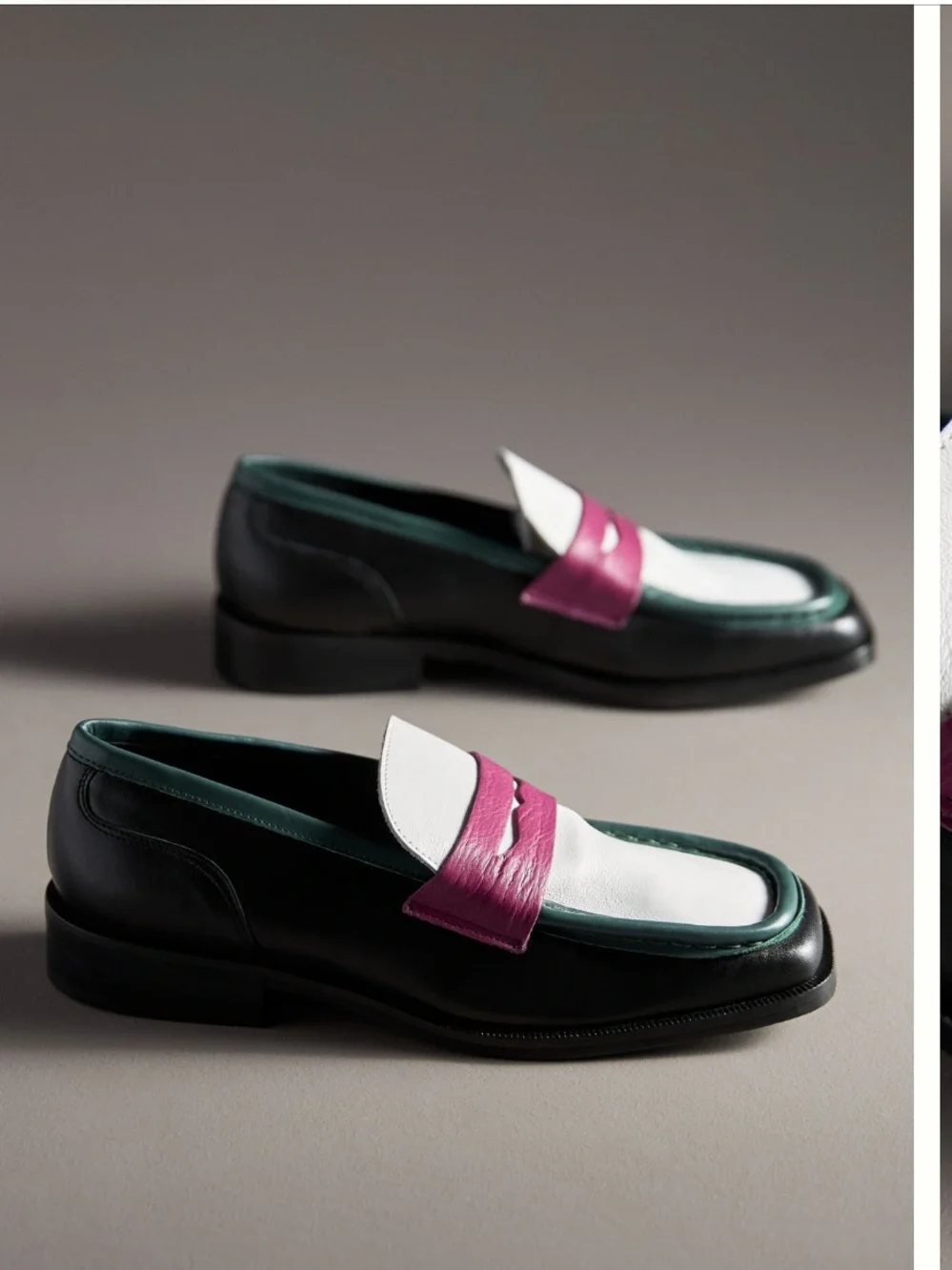Anthropologie Maeve Square-Toe Loafers - Picture 1 of 5